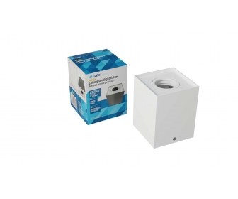 Oprawa natynkowa BERGEN kwadrat biała