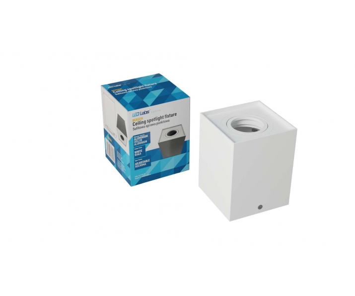 Oprawa natynkowa BERGEN kwadrat biała