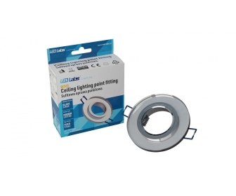 Oprawa ROVO szklana OKRĄGŁA Biała - transp.