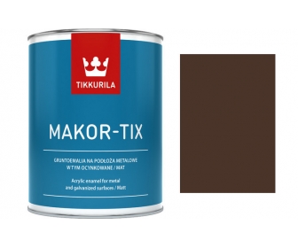 Tikkurila Makor-tix farba do dachu ocynk 3L brąz czekoladowy