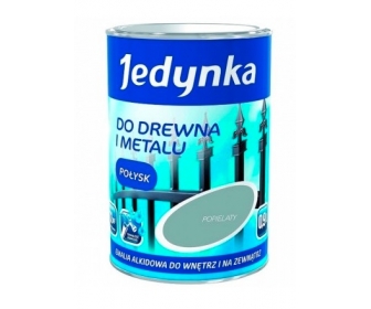 Farba do drewna i metalu Popielaty Połysk 0,9L  Jedynka 00457365