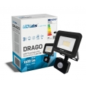 Naświetlacz LED DRAGO 20W NW IP44 SLIM PIR