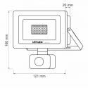 Naświetlacz LED DRAGO 20W NW IP44 SLIM PIR