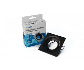 Oprawa TORN odlew kwadrat ruchoma mat. czarna