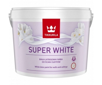Tikkurila Super White farba lateksowa biała 10L
