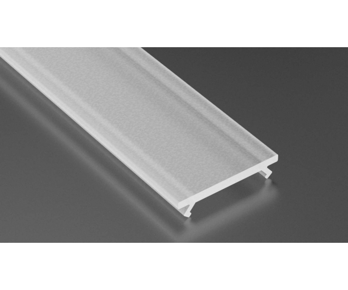 Klosz do profilu LED LUMINES PMMA BASIC V2 FROST mleczny 2,02m