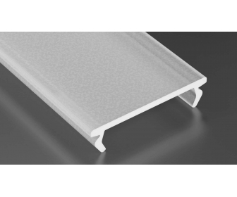 Klosz do profilu LED LUMINES DOUBLE PMMA FROST mleczny 1 m