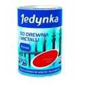 Jedynka farba do drewna metalu Czerwony Połysk 0,9L