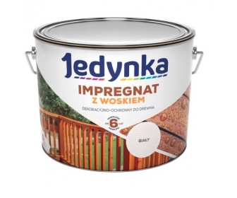 Jedynka impregnat do drewna z woskiem Biały 10L