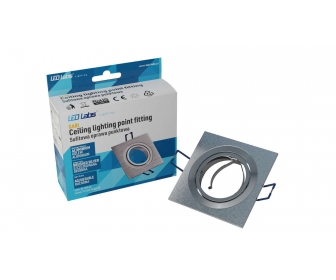 Oprawa GABI kwadrat ruchoma srebrna szczot.