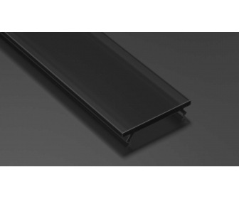 Klosz do profilu LED LUMINES BASIC V2 PMMA czarny 1 m