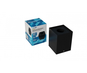 Oprawa natynkowa BERGEN kwadrat czarna