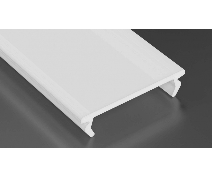Klosz do profilu LED LUMINES DOUBLE PMMA mleczny 3m