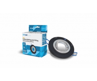 Oprawa GIRO szklana OKRĄGŁA Czarna