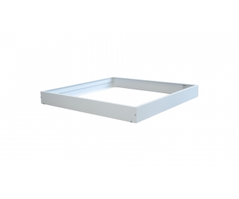 Obudowa / ramka natynkowa do paneli LED 60x60 - aluminiowa biała skręcana