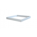 Obudowa / ramka natynkowa do paneli LED 60x60 - aluminiowa biała skręcana