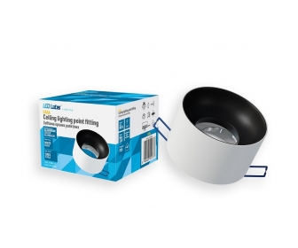 Oprawa CASA odlew okrągła stała biała