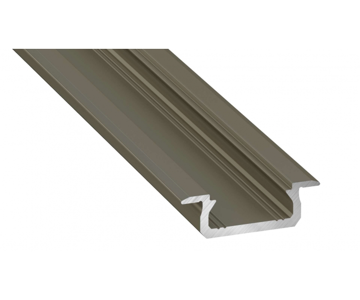 Profil LED LUMINES typ Z inox anodowany 1 m