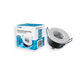 Oprawa LISA odlew okrągła stała biała