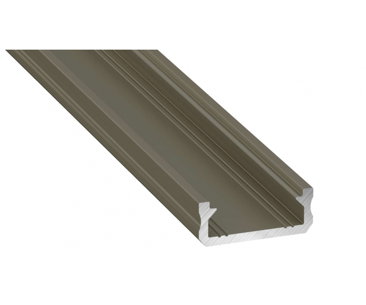 Profil LED LUMINES typ D inox anodowany 1 m