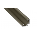 Profil LED LUMINES typ C inox anodowany 1 m