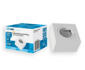 Oprawa natynkowa CARO kwadrat biała