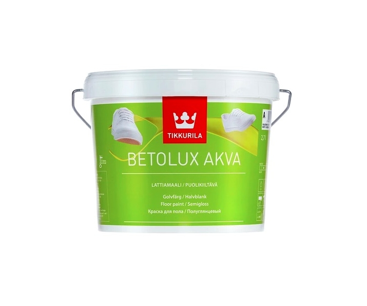 TIikkurila Betolux Akva farba do podłóg, 2,7l biała
