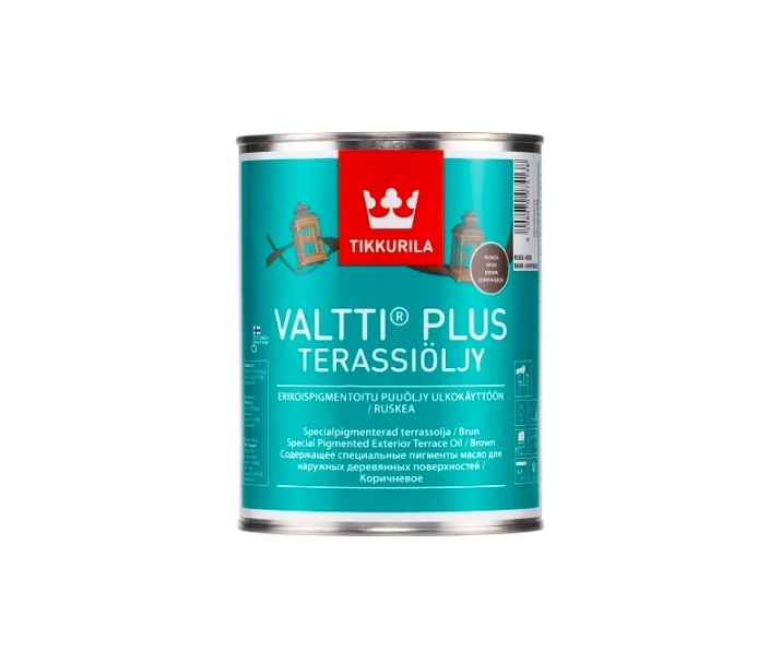 Tikkurila Valtti Plus Terrace Oil olej brąz 0,9l 