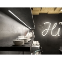 Profil LED LUMINES typ B inox anodowany 1 m