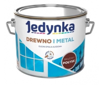 Farba do drewna i metalu Brązowy Połysk 2,5L  Jedynka 00457336