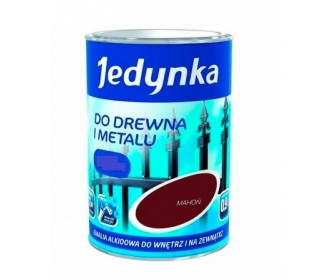 Farba do drewna i metalu Mahoń Mat 0,9L  Jedynka 00457315