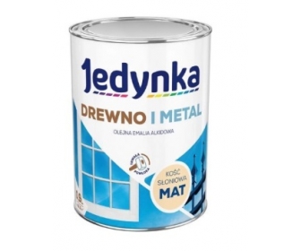 Farba do drewna i metalu Kość Słoniowa Mat 0,9L  Jedynka 00457311