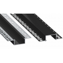 Profil LED LUMINES typ Hiro czarny lakierowany 1 m