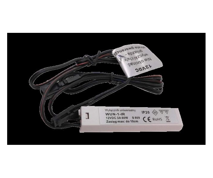 Włącznik bezdotykowy 3w1 12V 60W Biały