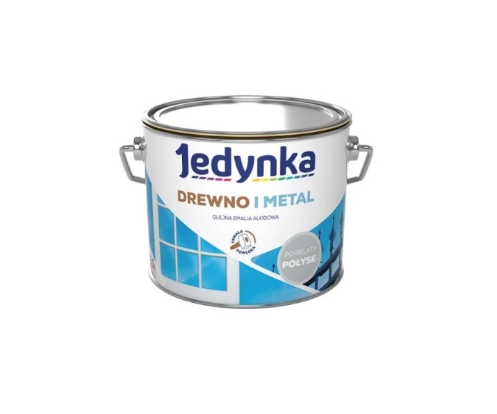 Farba Jedynka drewna i metalu Popielaty 0,36l Połysk