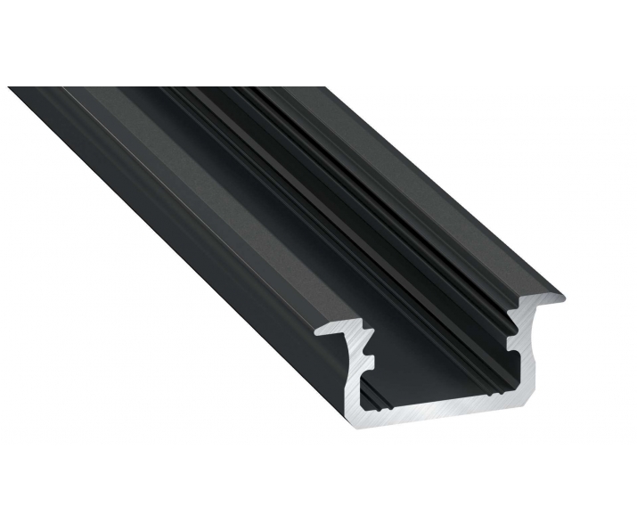 Profil LED LUMINES typ B czarny anodowany 2,02 m