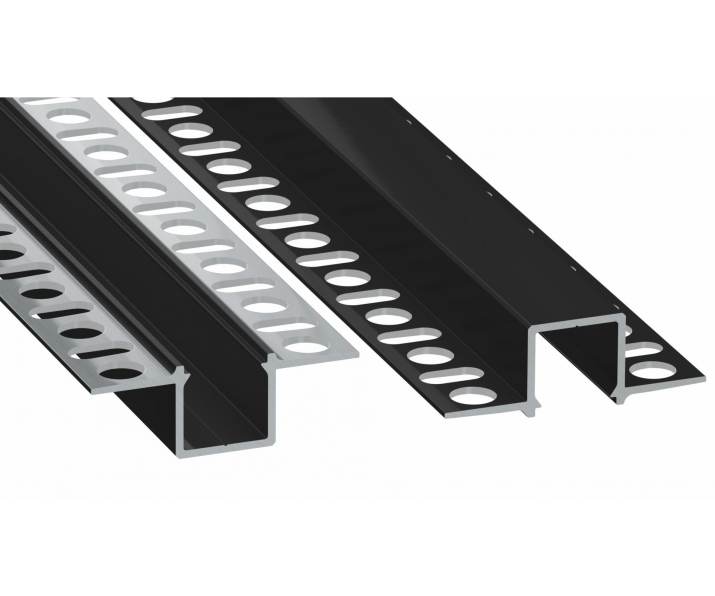 Profil LED LUMINES typ Gaudi czarny lakierowany 1 m