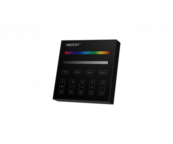 MiBoxer PANEL RF 4 STREFOWY RGB+W - Czarny FUT-B3-B