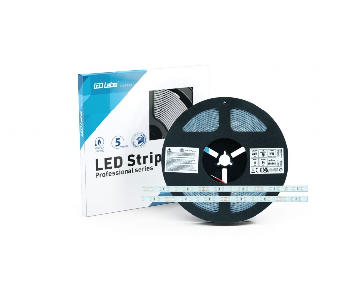 Taśma PRO 3Y 24V 350 LED 2835 SMD 6W WW RA90 HS