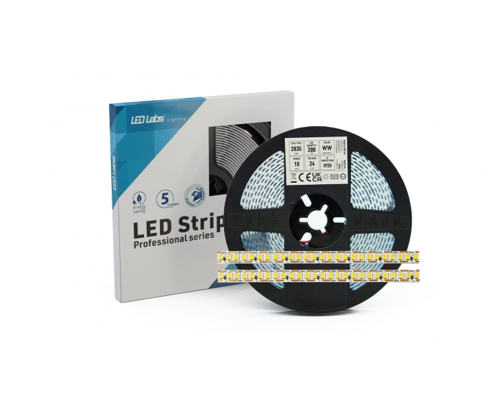 Taśma PRO 3Y 24V 1000 LED 2835 SMD ONE LED CUT 10W 3000K