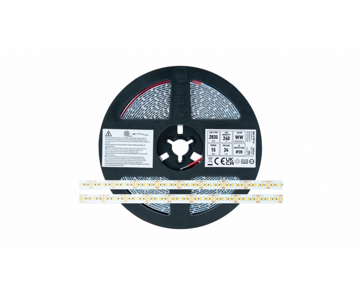 Taśma PRO 3Y 24V 1200 LED 2835 SMD 15W WW RA90