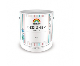 Farba lateksowa Beckers Designer White 5L biała
