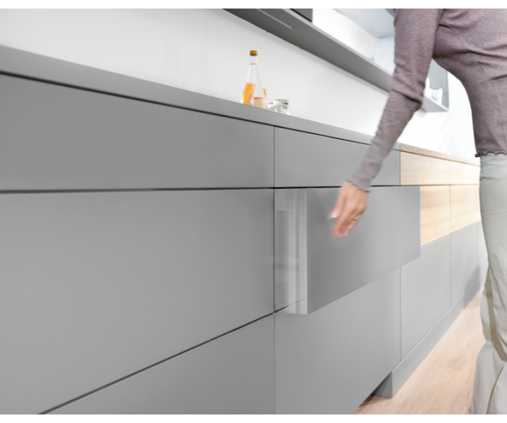 TANDEM TIP-ON Częściowy wysuw, 30 kg, dł. 500 mm, wymaga sprzęgła, lewa/prawa+cynkowana*P/U: 12