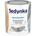 Jedynka Deco&Protect emalia akrylowa Szary Mat 0,7L