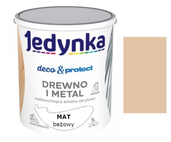 JEDYNKA DECO&PROTECT EMALIA AKRYLOWA beżowy MAT 0,7L