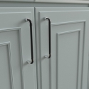 Uchwyt HERMES L-160 czarny-chrom P61-G2