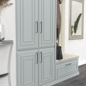 Uchwyt HERMES L-160 czarny-chrom P61-G2