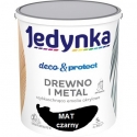 Jedynka Deco&Protect Drewno i Metal Mat Czarny 0,7L