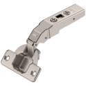 CLIP top zawias kątowy 45° III, max. nakładany, bez sprężyny, puszka: na wkręty, niklowany