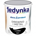 Jedynka Deco&Protect Drewno i Metal Mat Czarny 5L